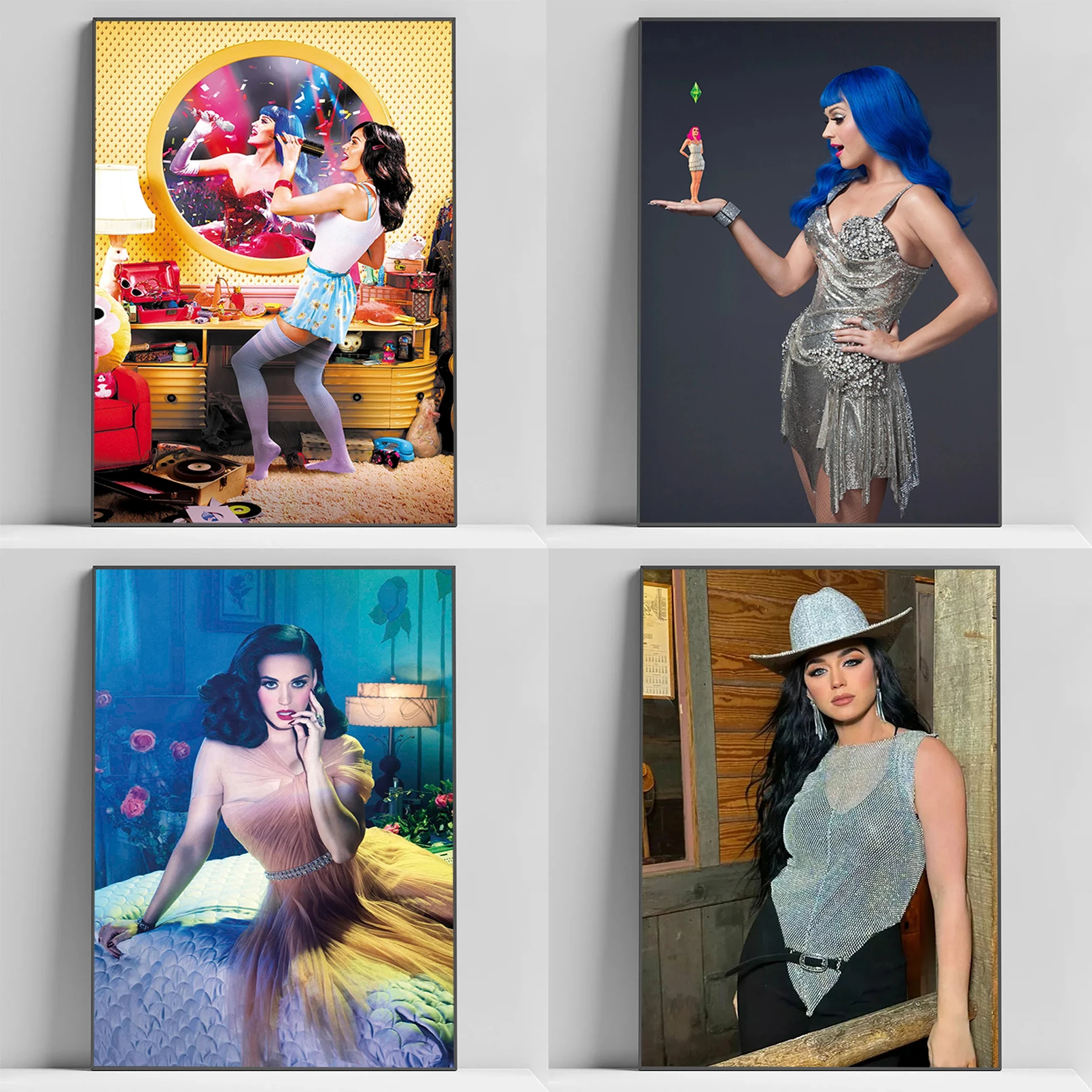 K-Katy P-Perry Singer Poster Decoration Home Decorative Paintings Art Painting on Canvas Room Decor Print Posters for Wall Decor
K-Katy P-Perry Singer Poster Decoration Home Decorative Paintings Art Painting on Canvas Room Decor Print Posters for Wall Decor