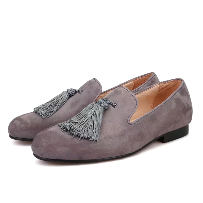 High Quality Men Velvet Loafers Shoes Luxury Fashion Man Tassel Shoes Handmade Slip On Men's Casual Shoes Flats Slipppers
High Quality Men Velvet Loafers Shoes Luxury Fashion Man Tassel Shoes Handmade Slip On Men's Casual Shoes Flats Slipppers