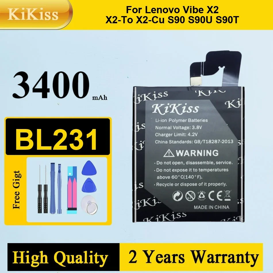 New Arrival 2300mAh BL231 BL 231 Replacement Battery for Lenovo VIBE X2 Battery X2-TO X2-CU S90T S90U High Quality Bateria
New Arrival 2300mAh BL231 BL 231 Replacement Battery for Lenovo VIBE X2 Battery X2-TO X2-CU S90T S90U High Quality Bateria