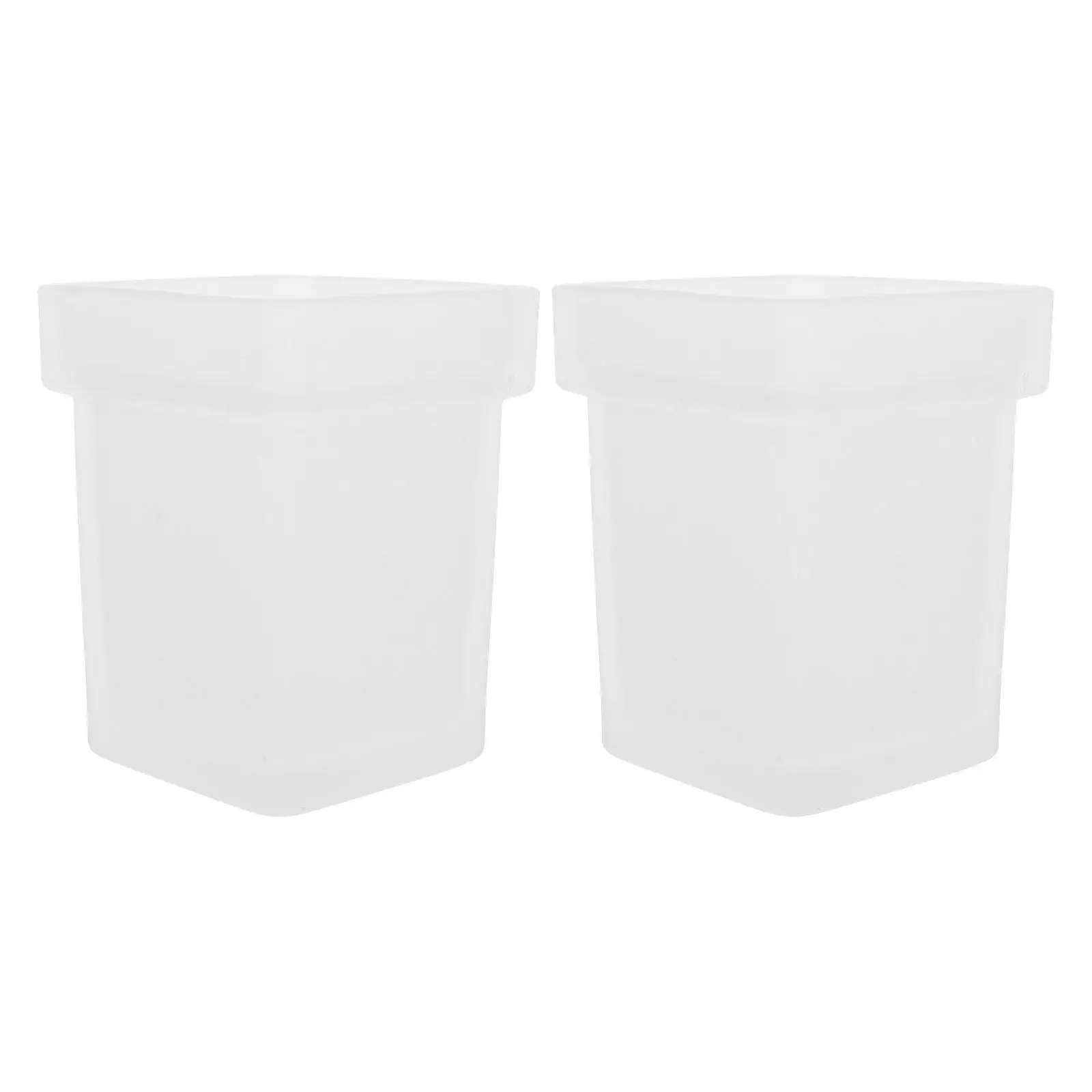 2Pcs Aesthetic Glass Toilet Brush Cup Smooth Frosted Finish Secure Square Stand for Bathroom Cleaning Tools Household Hotel
2Pcs Aesthetic Glass Toilet Brush Cup Smooth Frosted Finish Secure Square Stand for Bathroom Cleaning Tools Household Hotel