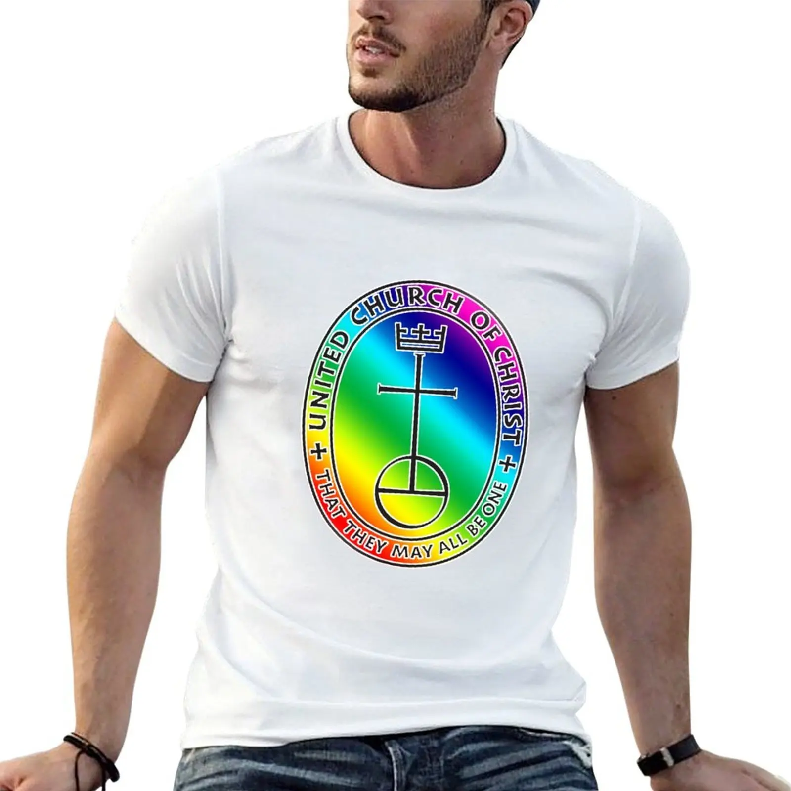 The UCC United Church of Christ Logo Rainbow 2 T-Shirt t shirt for man 100 percent cotton mens graphic t shirts T-Shirt
The UCC United Church of Christ Logo Rainbow 2 T-Shirt t shirt for man 100 percent cotton mens graphic t shirts T-Shirt