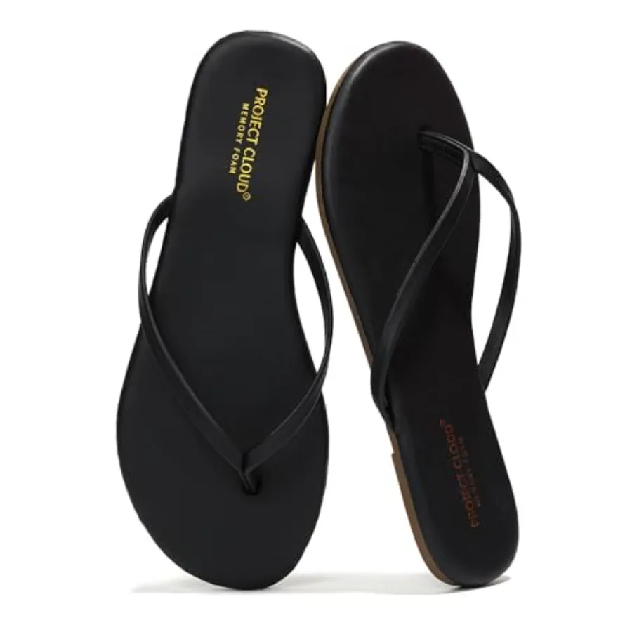 Flip Flops for Women Footwear- Lightweight and Memory Foam Insole als for Women 202 - Durable Non-Slip Beach Essentials Flats f
Flip Flops for Women Footwear- Lightweight and Memory Foam Insole als for Women 202 - Durable Non-Slip Beach Essentials Flats f