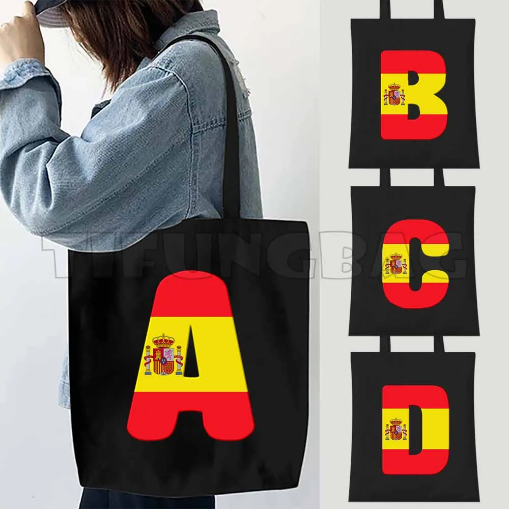 Spanish Alphabet Canvas Bag Spain Fashion Letter Art ABC A To Z Tote Bags For Women Shopper Bags Canvas Shoulder Bag Handbag
Spanish Alphabet Canvas Bag Spain Fashion Letter Art ABC A To Z Tote Bags For Women Shopper Bags Canvas Shoulder Bag Handbag