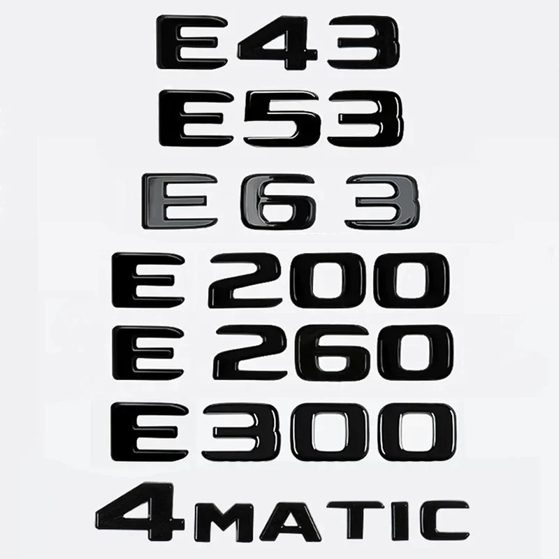 Car ABS Trunk Letters Logo Badge Emblem Decal Sticker For Mercedes Benz E Class E43 E53 E63 E200 E260 E300 4Matic W212 W213 W238
Car ABS Trunk Letters Logo Badge Emblem Decal Sticker For Mercedes Benz E Class E43 E53 E63 E200 E260 E300 4Matic W212 W213 W238