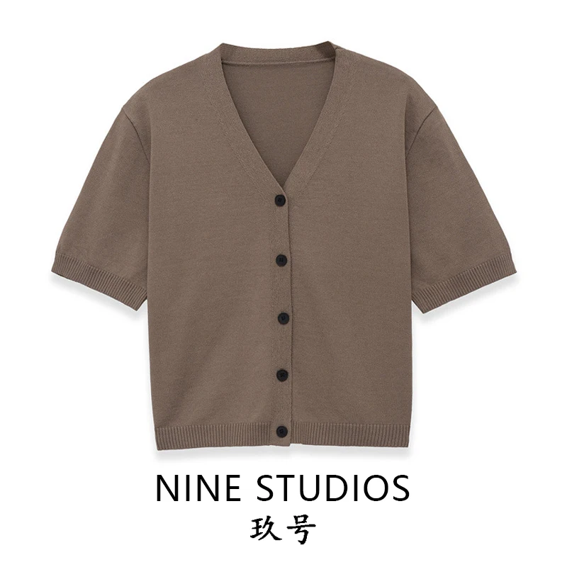 Casual Knitted V-Neck Short Sleeve Open Cardigan Women's Fashion Spring Season Regular Length Nylon Fabric Versatile Top
Casual Knitted V-Neck Short Sleeve Open Cardigan Women's Fashion Spring Season Regular Length Nylon Fabric Versatile Top