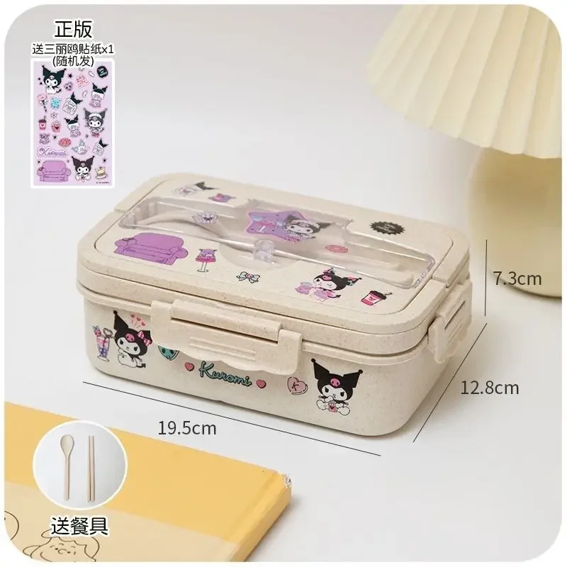 Sanrio Kuromi Divided Cartoon Lunch Box Tableware Cute Kawaii Cinnamoroll Special Lunch Large Capacity Gifts for Boys And Girls
Sanrio Kuromi Divided Cartoon Lunch Box Tableware Cute Kawaii Cinnamoroll Special Lunch Large Capacity Gifts for Boys And Girls