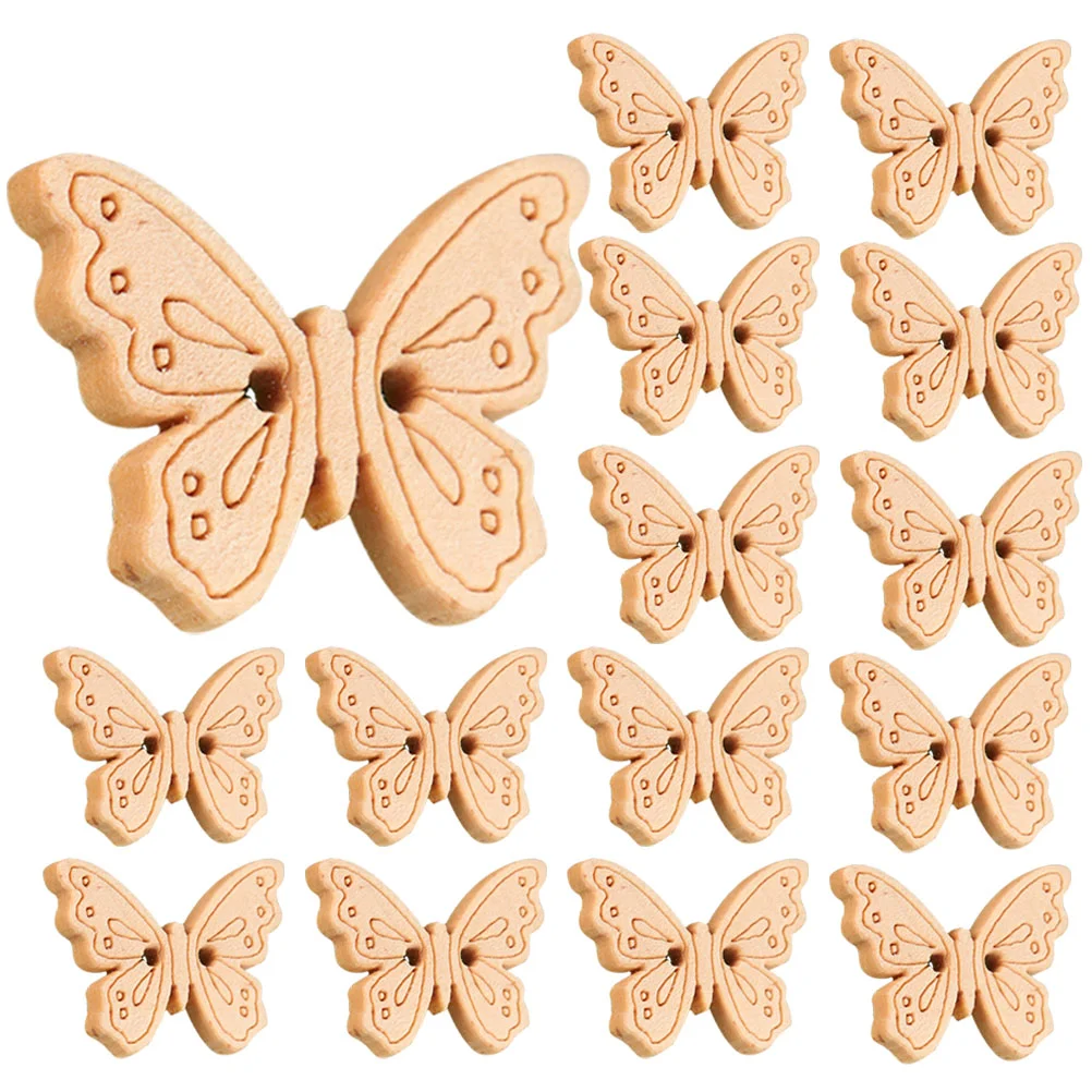 50 Pcs Wooden Cartoon Butterfly Button Buttons for Crafts Clothes Replacement Modeling Sewing DIY Clothing
50 Pcs Wooden Cartoon Butterfly Button Buttons for Crafts Clothes Replacement Modeling Sewing DIY Clothing