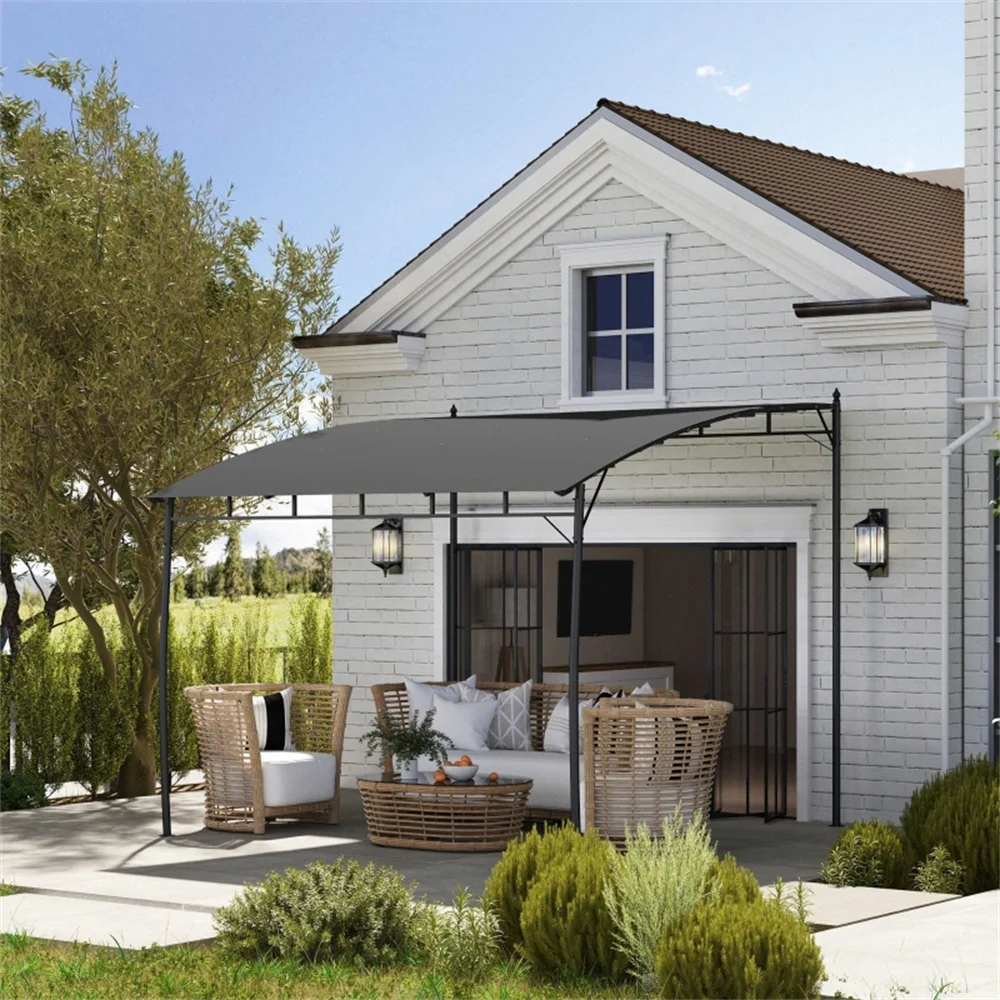 Пергола-навес угольно-серого цвета 118"x116.5"x103.25" с полиэстеровым покрытием PA, защитой от УФ-излучения, стальной рамой с порошковым покрытием и дренажными отверстиями
Пергола-навес угольно-серого цвета 118"x116.5"x103.25" с полиэстеровым покрытием PA, защитой от УФ-излучения, стальной рамой с порошковым покрытием и дренажными отверстиями