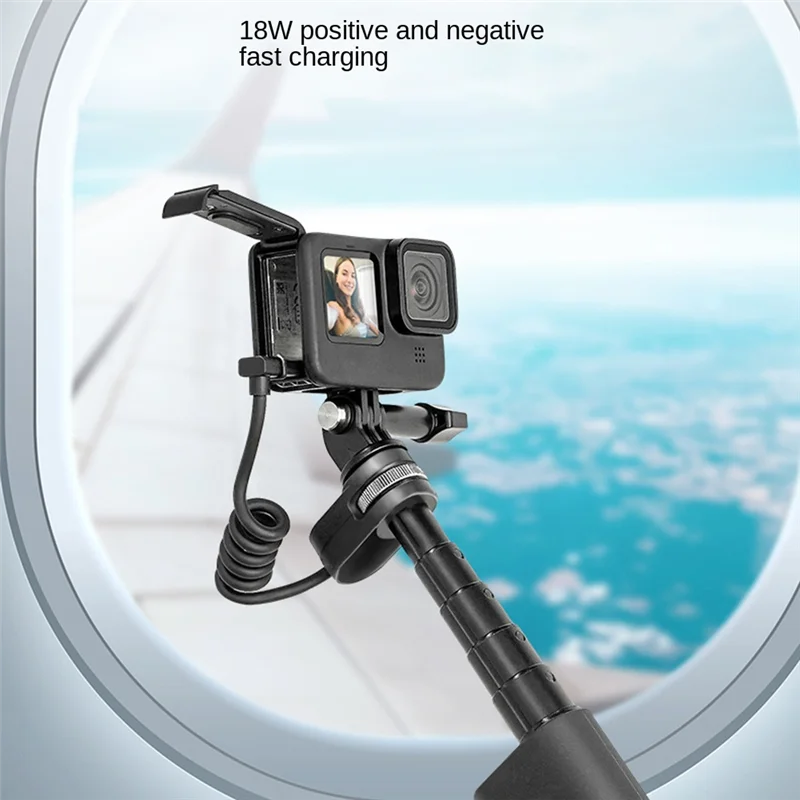 TELESIN Charging Selfie Stick 10000Mah Power Bank Universal For Gopro Insta360 Action Sports Camera For Smart Phone
TELESIN Charging Selfie Stick 10000Mah Power Bank Universal For Gopro Insta360 Action Sports Camera For Smart Phone