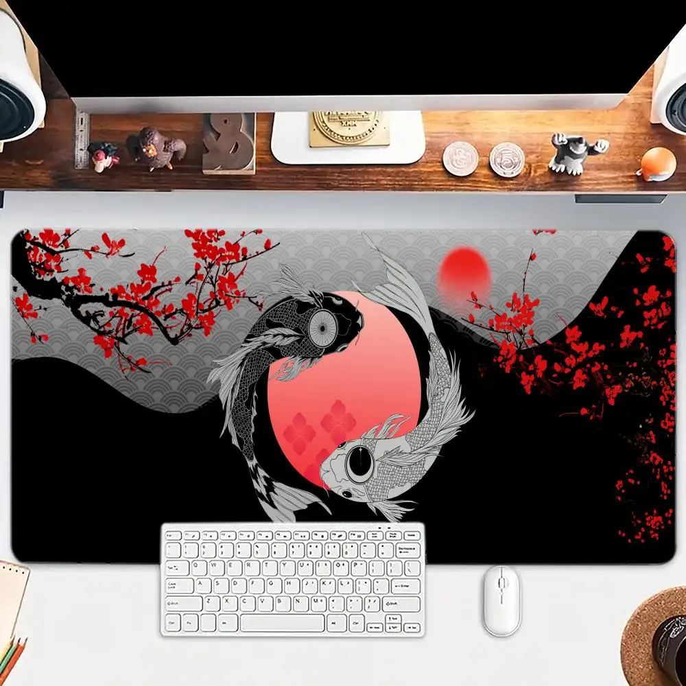 Yin Yang Fish Wave Design Mouse Pad Large mouse pad, desk pad, anti slip base, washable for office and home use
Yin Yang Fish Wave Design Mouse Pad Large mouse pad, desk pad, anti slip base, washable for office and home use