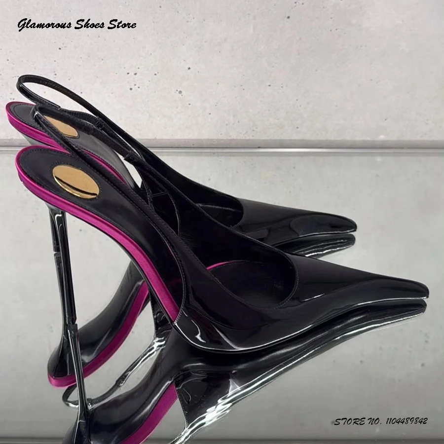 Элегантные атласные туфли-лодочки с открытой пяткой в стиле пэчворк, женские туфли для вечеринок на тонком каблуке с острым носком, летние модные вечерние туфли без шнуровки на шпильке
Элегантные атласные туфли-лодочки с открытой пяткой в стиле пэчворк, женские туфли для вечеринок на тонком каблуке с острым носком, летние модные вечерние туфли без шнуровки на шпильке