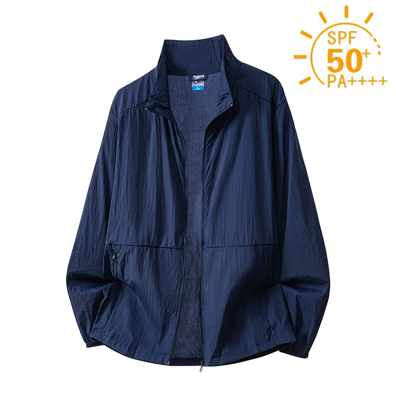 Stand Collar Fashionable UPF50+ Sun Protection Jacket Men Breathable High-quality Solid Color Outdoor Daily Coats Plus SIZE
Stand Collar Fashionable UPF50+ Sun Protection Jacket Men Breathable High-quality Solid Color Outdoor Daily Coats Plus SIZE