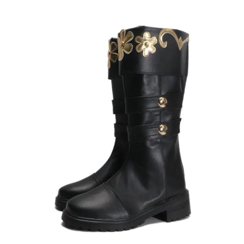 Anime Identity V Emil Cosplay Shoes Black Medium-Long PU Leather Boots For Halloween Carnival
Anime Identity V Emil Cosplay Shoes Black Medium-Long PU Leather Boots For Halloween Carnival