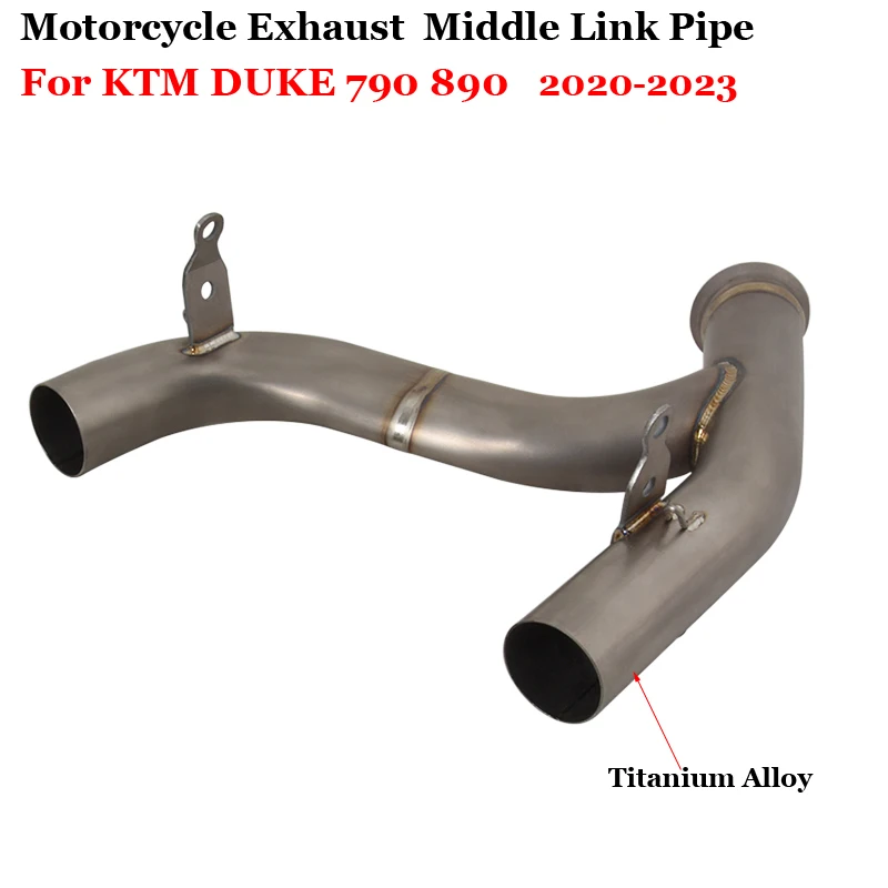 Slip On For KTM DUKE 790 890 890R 2020 2021 2022 2023 Motorcycle Exhaust Escape System Titanium Alloy Middle Connecting Pipe
Slip On For KTM DUKE 790 890 890R 2020 2021 2022 2023 Motorcycle Exhaust Escape System Titanium Alloy Middle Connecting Pipe