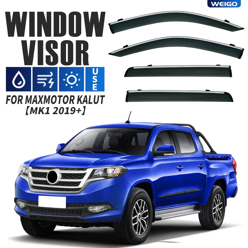 For MaxMotor Kalut Pickup Car Window Visor Awning Shelters Windshield Side Window Rain Guard Shade Auto Accessories Car Styling
For MaxMotor Kalut Pickup Car Window Visor Awning Shelters Windshield Side Window Rain Guard Shade Auto Accessories Car Styling