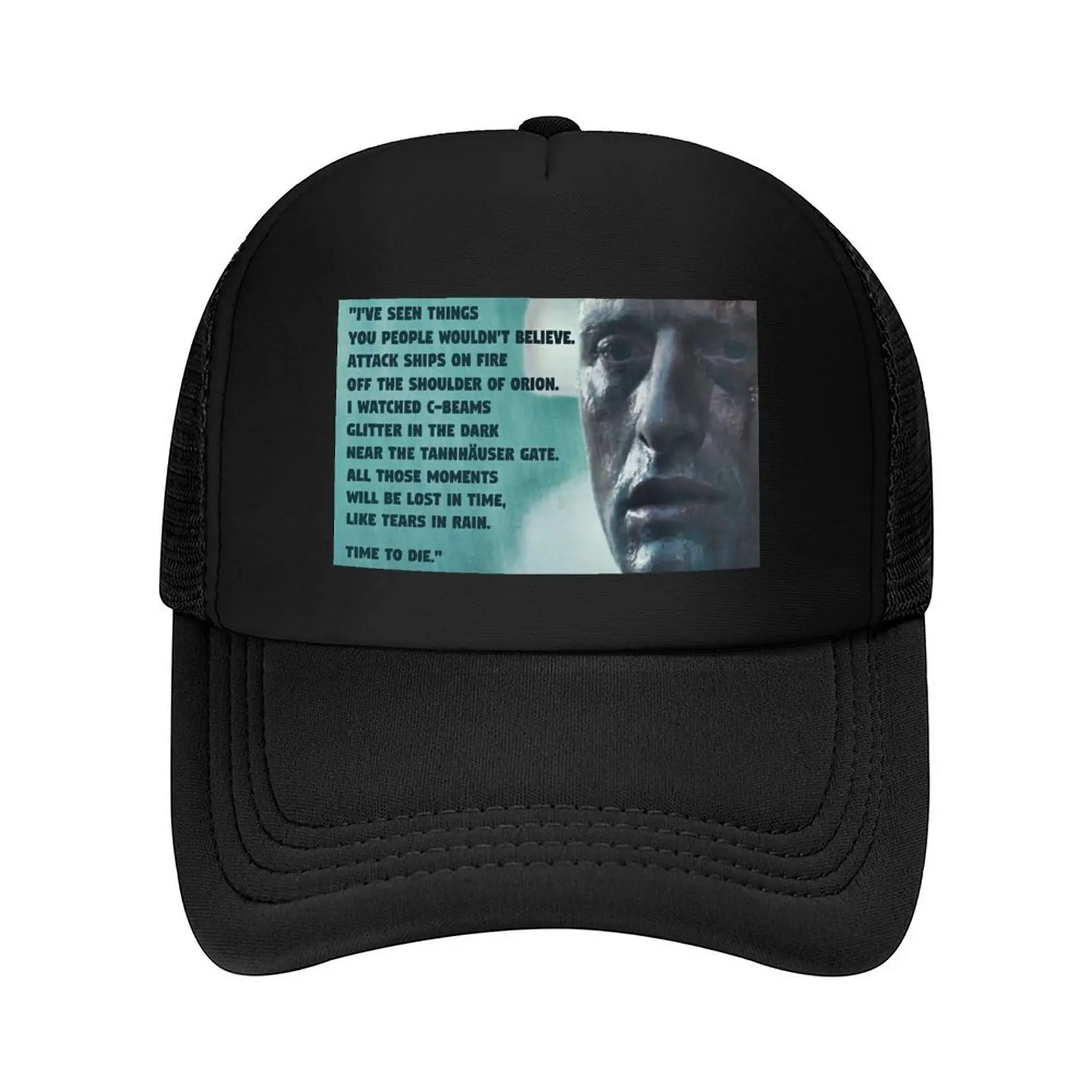 Blade Runner, Rutger Hauer, Tears in Rain Monologue Baseball Cap Horse Hat dad hat Rugby Mountaineering Men Golf Wear Women's 
Blade Runner, Rutger Hauer, Tears in Rain Monologue Baseball Cap Horse Hat dad hat Rugby Mountaineering Men Golf Wear Women's