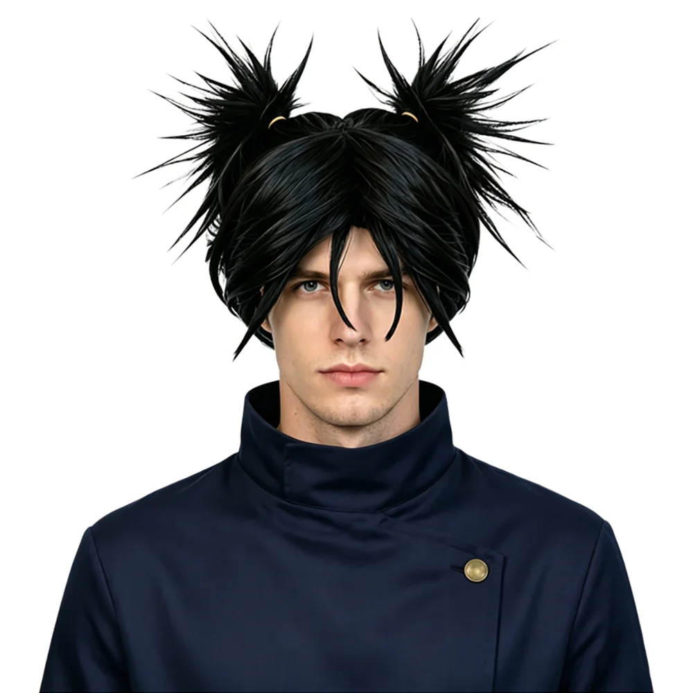 Choso Jujutsu Kaisen Cosplay Wig Anime Black Spiky Heat Resistant Synthetic Fiber Wig Adjustable Inner Net For Long Time Wear
Choso Jujutsu Kaisen Cosplay Wig Anime Black Spiky Heat Resistant Synthetic Fiber Wig Adjustable Inner Net For Long Time Wear