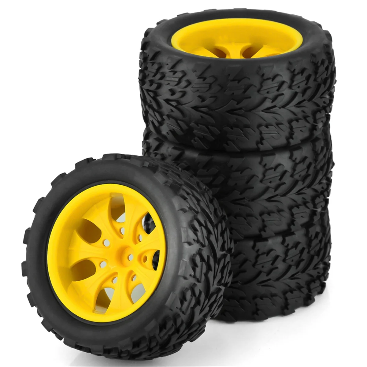4Pcs 118MM 1/10 RC Monster Truck Buggy Tire Tyre Wheel Foam Inserts 12mm Hex for Traxxas Arrma Redcat HSP Tamiya, Yellow
4Pcs 118MM 1/10 RC Monster Truck Buggy Tire Tyre Wheel Foam Inserts 12mm Hex for Traxxas Arrma Redcat HSP Tamiya, Yellow