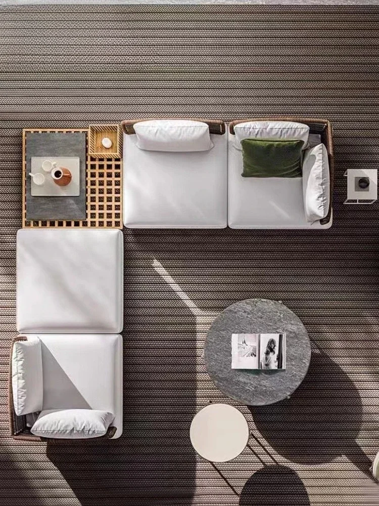 Уличный диван, вилла во дворе, плетеная мебель из тикового ротанга, водонепроницаемая уличная терраса, кресло из ротанга для отдыха
Уличный диван, вилла во дворе, плетеная мебель из тикового ротанга, водонепроницаемая уличная терраса, кресло из ротанга для отдыха