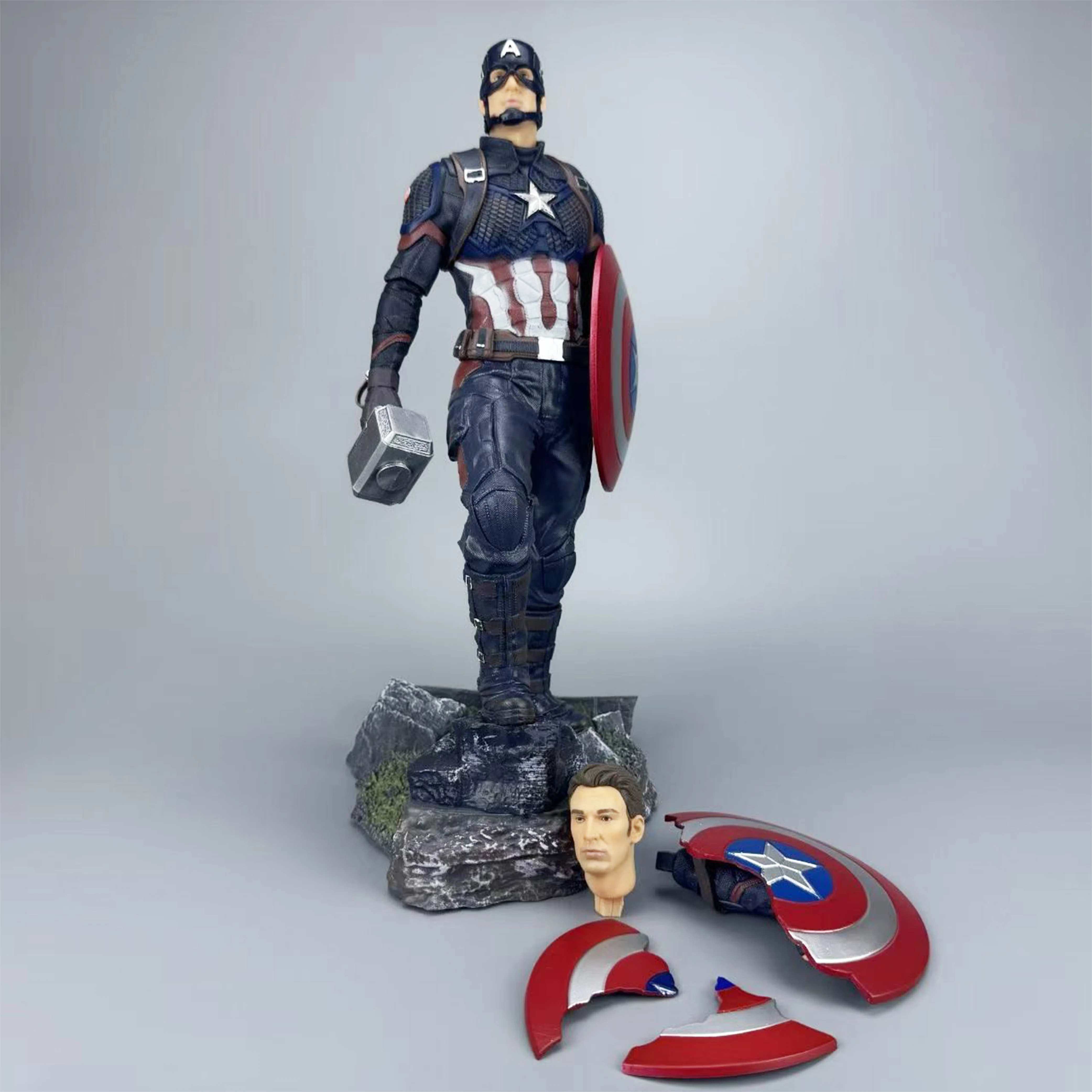 40cm Captain America Figure The Avengers Figures Action Statue Pvc Model Collection Doll Desktop Decoration Toys Birthday Gifts
40cm Captain America Figure The Avengers Figures Action Statue Pvc Model Collection Doll Desktop Decoration Toys Birthday Gifts