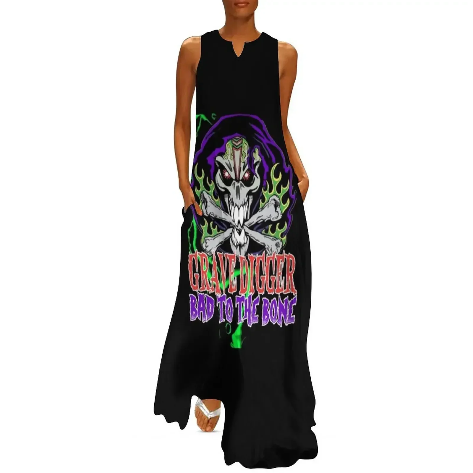 Grave Digger Bad to the Bone monster jam grave digger monster truck Fanart Long Dress elegant dress Dress
Grave Digger Bad to the Bone monster jam grave digger monster truck Fanart Long Dress elegant dress Dress
