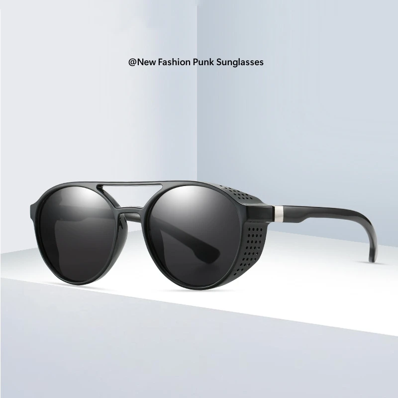 Fashion Retro Punk Sports Sunglasses Men Outdoor UV400 Sun Glasses Goggle Shades Vintage Large Round Frame Eyewear for Male
Fashion Retro Punk Sports Sunglasses Men Outdoor UV400 Sun Glasses Goggle Shades Vintage Large Round Frame Eyewear for Male