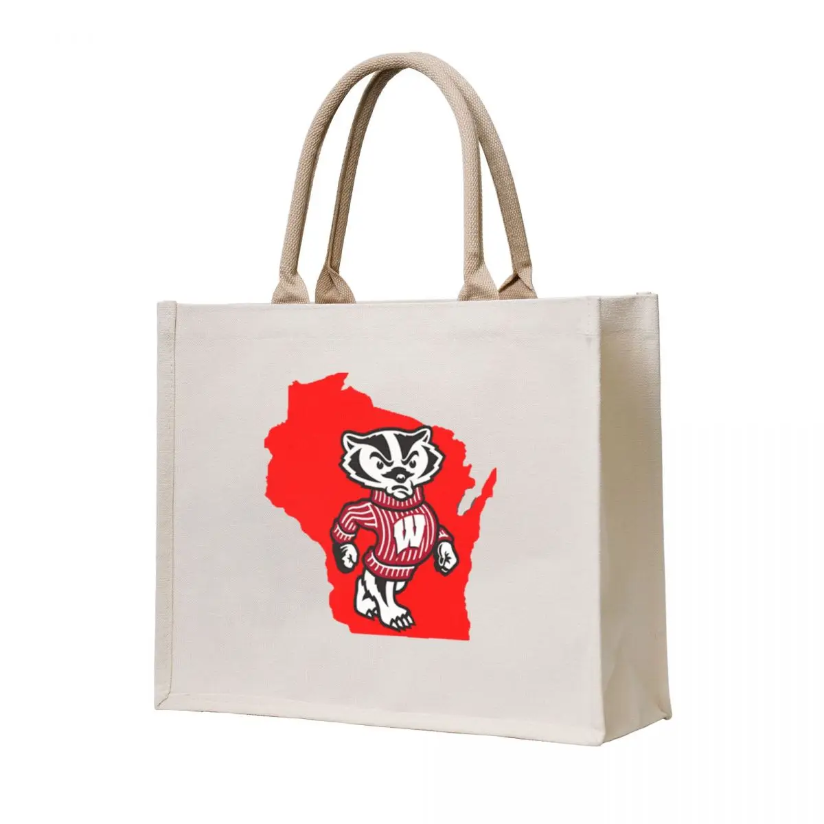 On Wisconsin! UW Madison Badger Tote Bag Gift bags Women's tote bag Canvas shoulder bag
On Wisconsin! UW Madison Badger Tote Bag Gift bags Women's tote bag Canvas shoulder bag