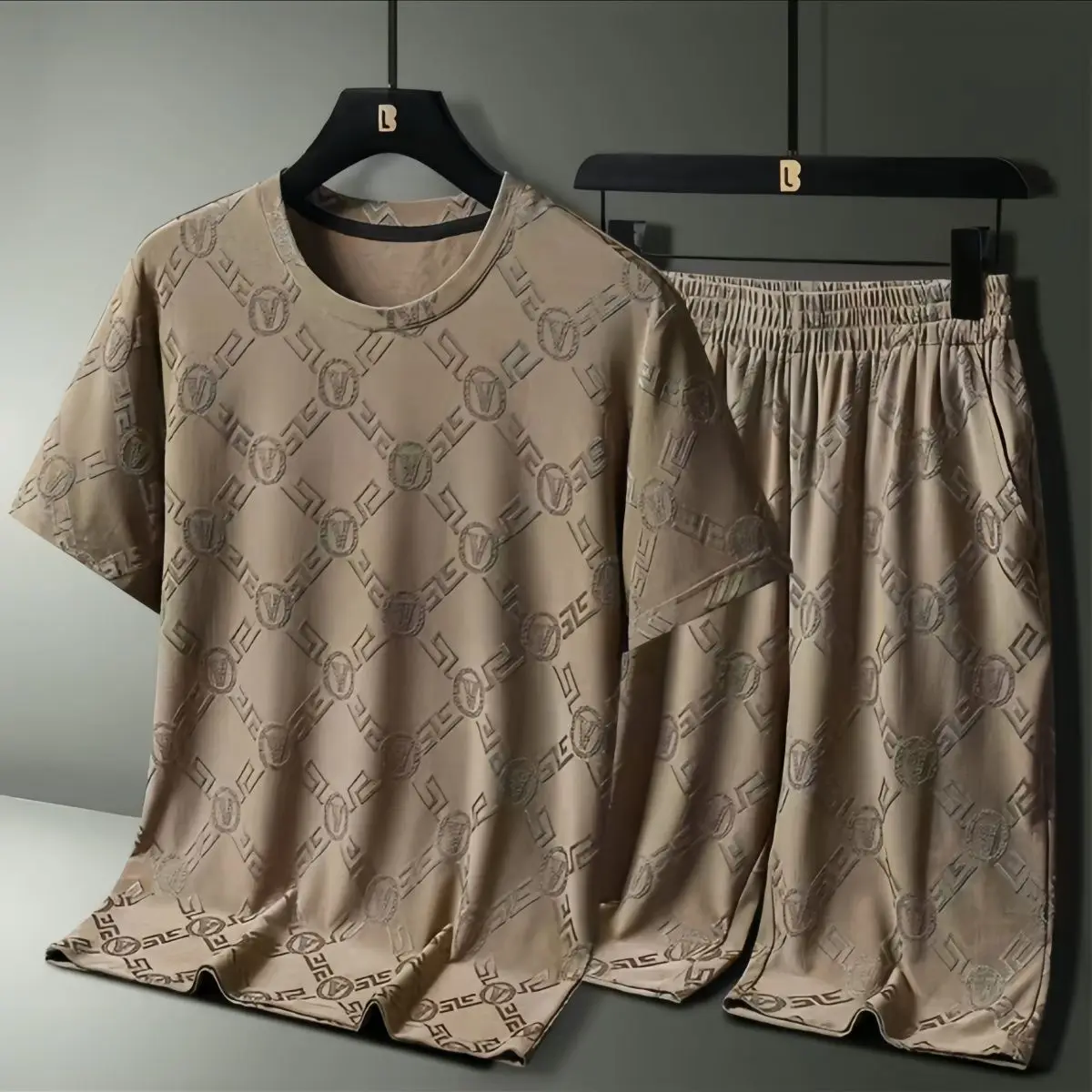 2026 New Luxury Ice Silk Short Sleeve Men's Sleepwear Lightweight Sporty Summer Shorts Set Trendy Youth And Middle-Aged Suitable
2026 New Luxury Ice Silk Short Sleeve Men's Sleepwear Lightweight Sporty Summer Shorts Set Trendy Youth And Middle-Aged Suitable