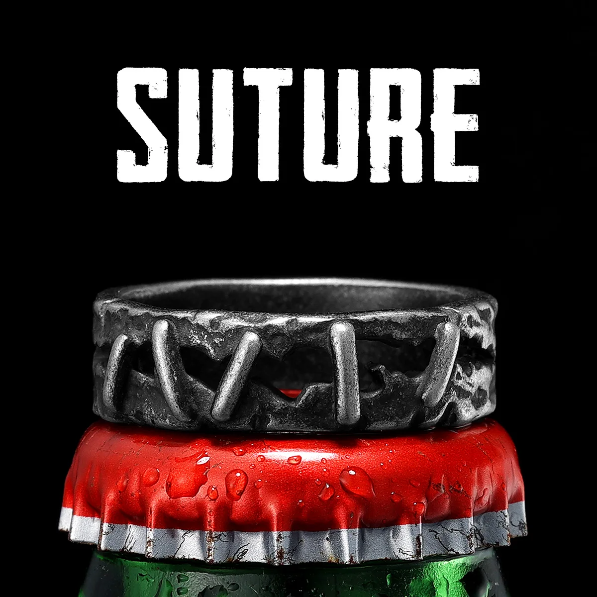 Retro Suture Men Rings Stainless Steel Women Jewelry Retro Punk New In Rock Stranger Things Fashion Accessories Gift Wholesale
Retro Suture Men Rings Stainless Steel Women Jewelry Retro Punk New In Rock Stranger Things Fashion Accessories Gift Wholesale