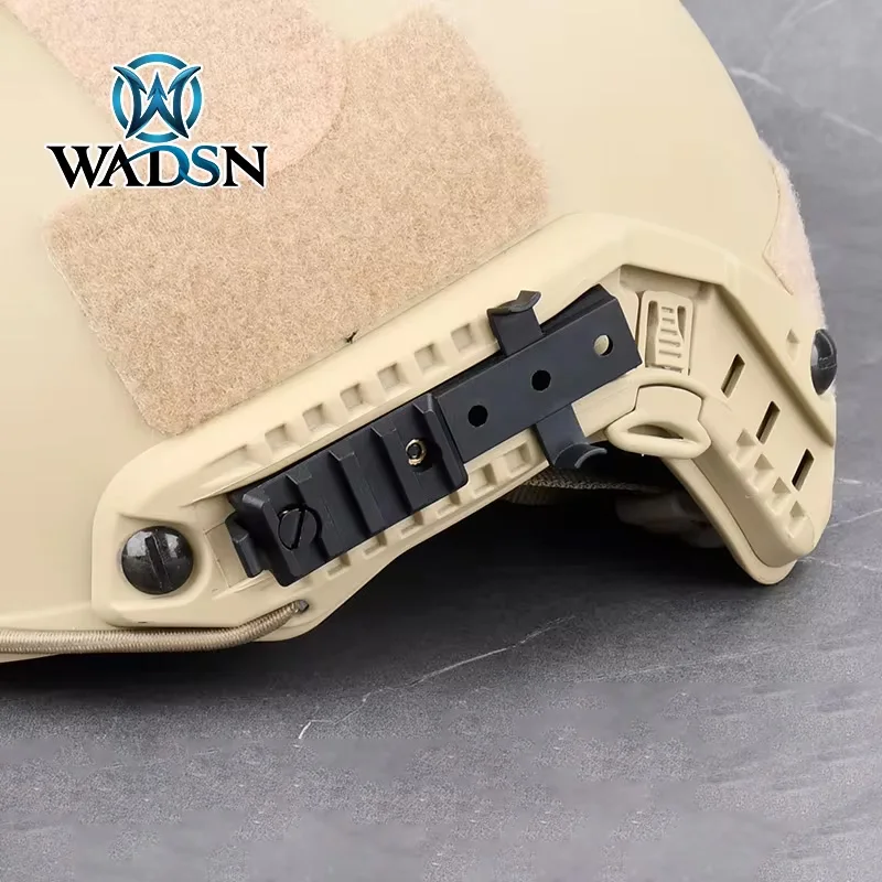 WADSN Tactic Helmet Side Rail Adapter for 20mm Picatinny Mount Base Fit Helmet Side Rail Weapon Scout Light Mount Accessories
WADSN Tactic Helmet Side Rail Adapter for 20mm Picatinny Mount Base Fit Helmet Side Rail Weapon Scout Light Mount Accessories 