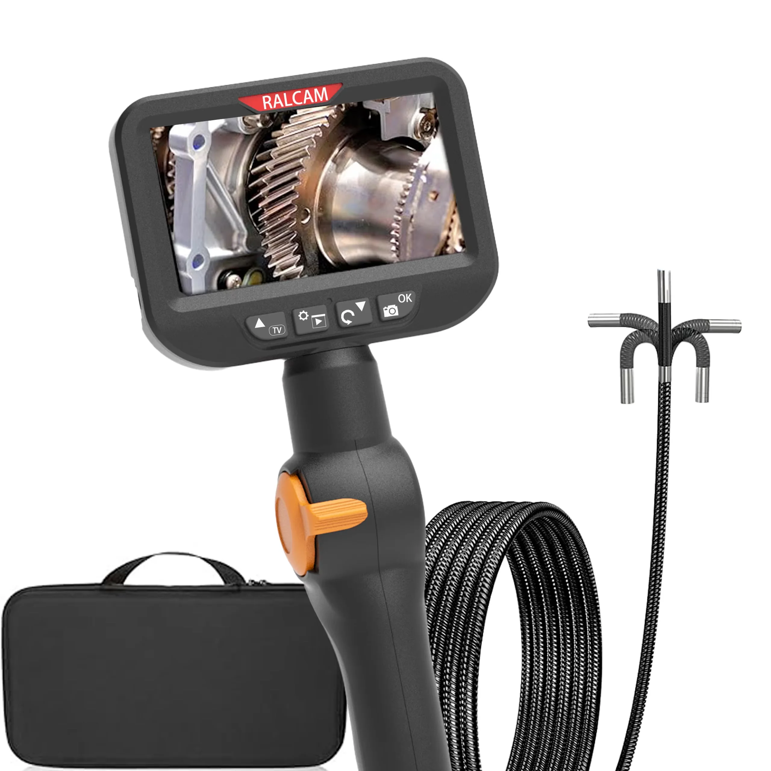 Industrial Endoscope Camera 4.3inch IPS Screen IP67 Waterproof 8 LED Lights Borescope for Pipe Inspection Car Repair
Industrial Endoscope Camera 4.3inch IPS Screen IP67 Waterproof 8 LED Lights Borescope for Pipe Inspection Car Repair