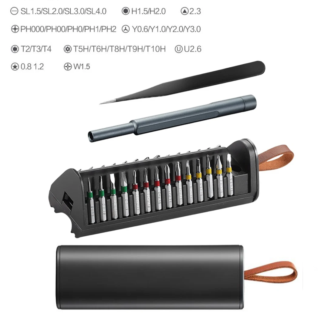 30 In 1 Precision Screwdriver Set Alloy Steel Magnetic Repair Tool Bit Holder For Phone Repair Tool Set
30 In 1 Precision Screwdriver Set Alloy Steel Magnetic Repair Tool Bit Holder For Phone Repair Tool Set