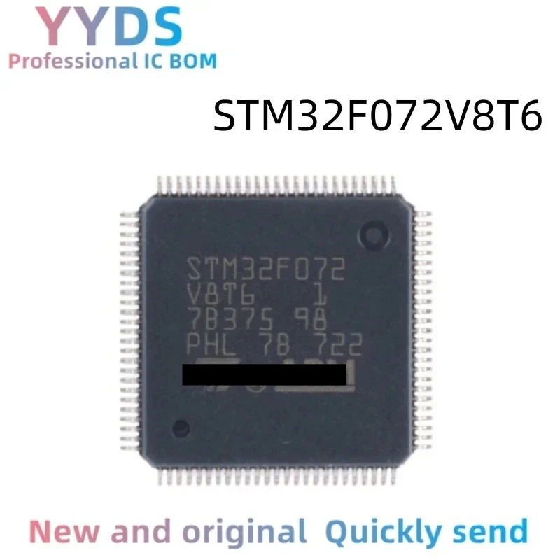 STM32F072V8T6 STM STM32F STM32F072 STM32F072V8T Оригинальная микросхема LQFP-100
STM32F072V8T6 STM STM32F STM32F072 STM32F072V8T Оригинальная микросхема LQFP-100