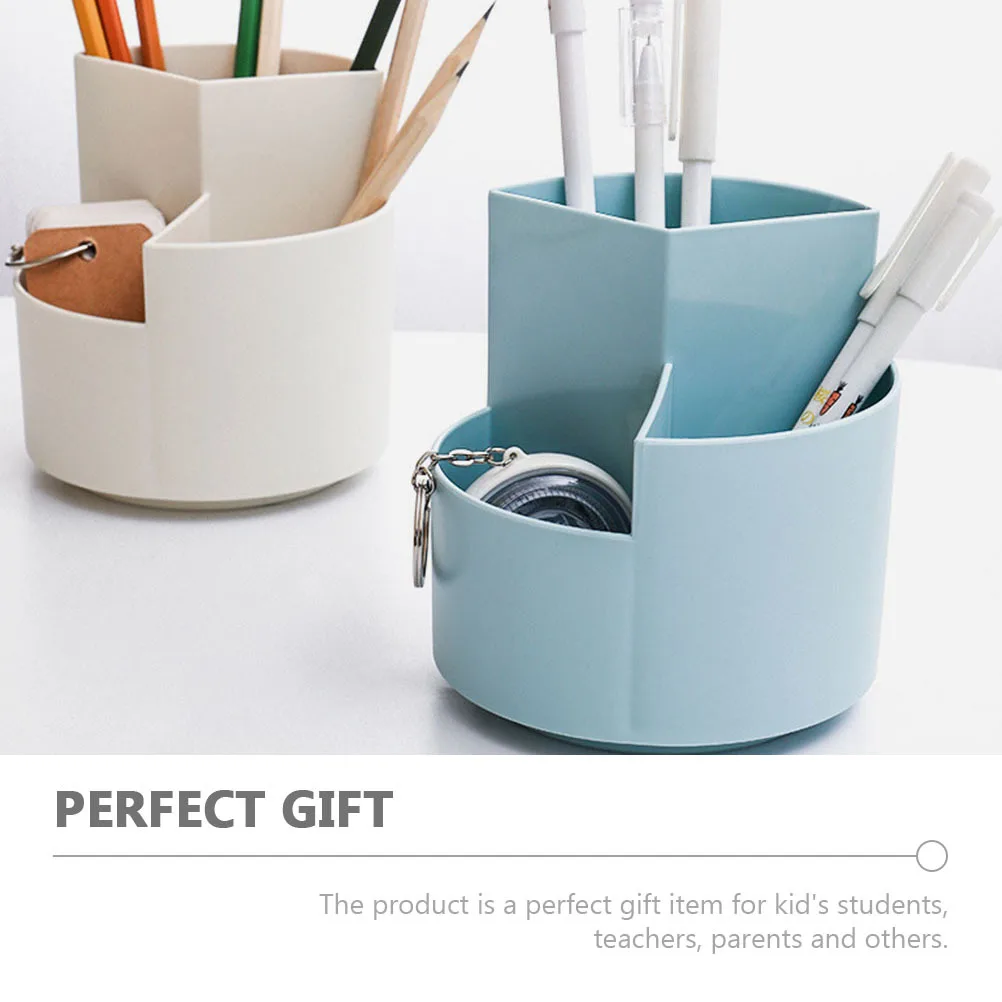 Rotatable Pen Pot Creative Pen Holder 3-Grid Design Desktop Organizer Perfect Gift for Kids Students Teachers Parents
Rotatable Pen Pot Creative Pen Holder 3-Grid Design Desktop Organizer Perfect Gift for Kids Students Teachers Parents