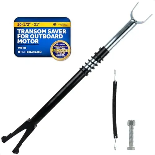 Five Oceans Transom Saver for Outboard Motors - Adjustable 20.5" to 31" Support with Shock Absorber - FO3465
Five Oceans Transom Saver for Outboard Motors - Adjustable 20.5" to 31" Support with Shock Absorber - FO3465