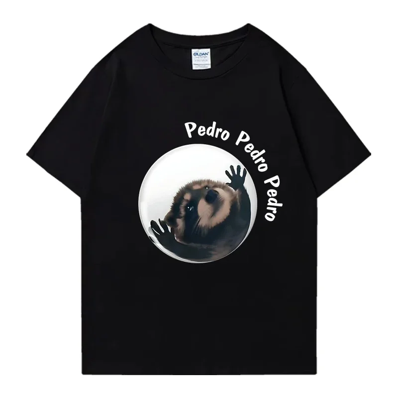 High Quality Pedro Dancing Funny Raccoon print T Shirts 2024 Men Women Casual Y2k short sleeve T-shirt Unisex 100% Cotton Tops
High Quality Pedro Dancing Funny Raccoon print T Shirts 2024 Men Women Casual Y2k short sleeve T-shirt Unisex 100% Cotton Tops