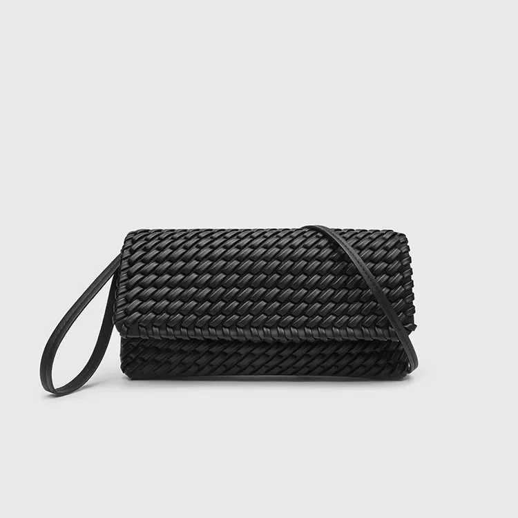 Handbag Women's Crimson Flip Long Crossbody Handheld Woven Bag
Handbag Women's Crimson Flip Long Crossbody Handheld Woven Bag