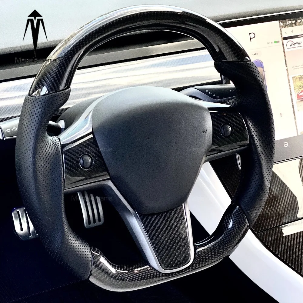 Model 3/Y Carbon Fiber Heating Steering Wheel for Tesla Model Y 3 Personalized Customized Competitive Racing Steering Wheel
Model 3/Y Carbon Fiber Heating Steering Wheel for Tesla Model Y 3 Personalized Customized Competitive Racing Steering Wheel