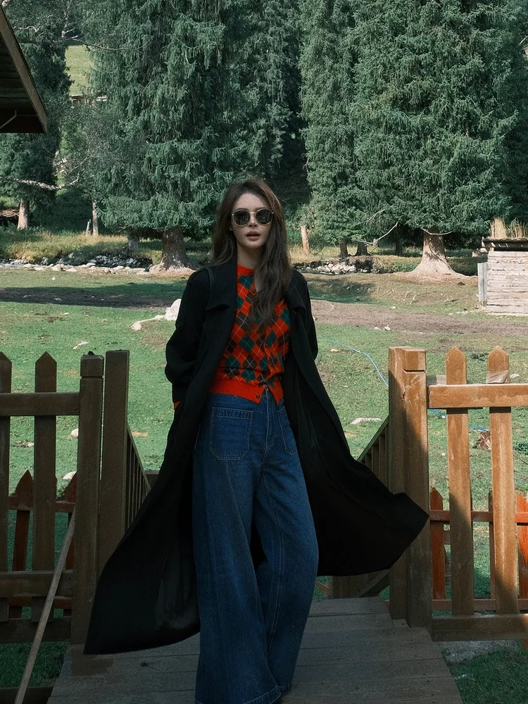 Джинсы MBNLF с высокой талией и широкими штанинами, 100% хлопок, окрашенные, универсальные женские джинсовые брюки свободного кроя
Джинсы MBNLF с высокой талией и широкими штанинами, 100% хлопок, окрашенные, универсальные женские джинсовые брюки свободного кроя