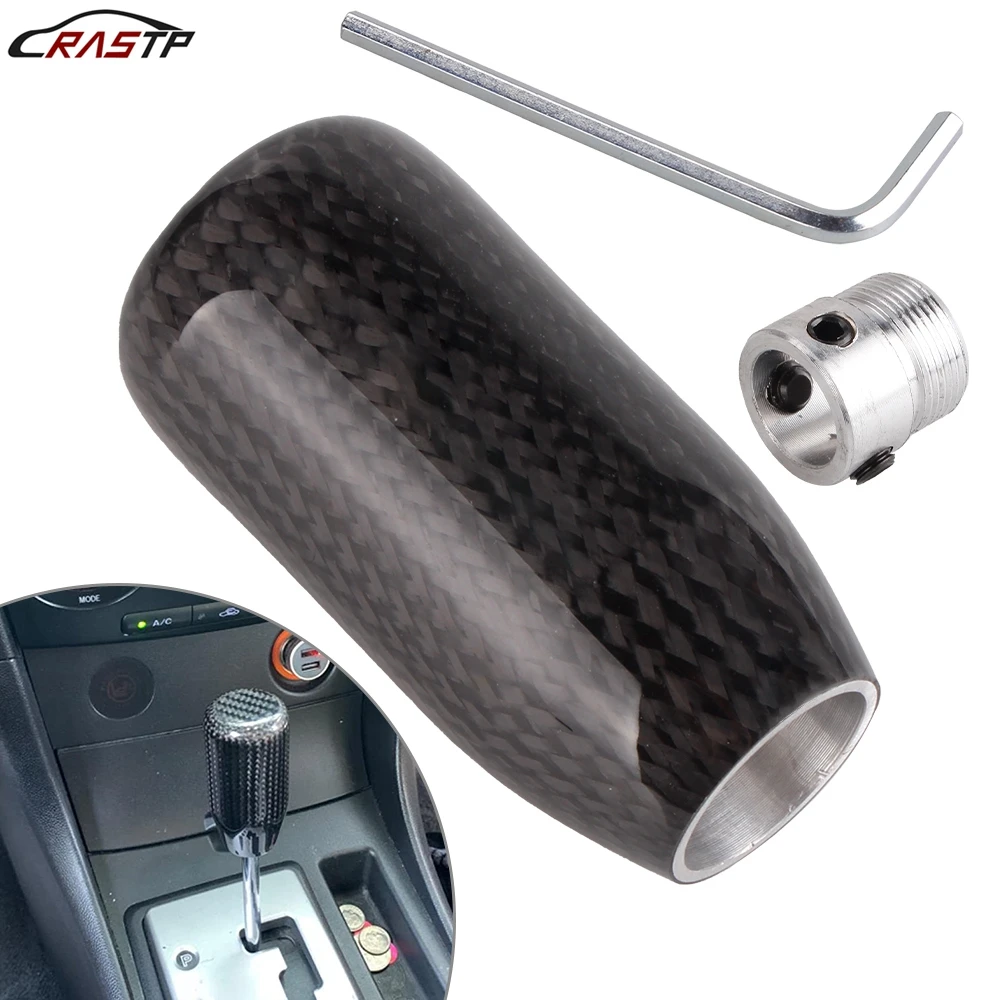 RASTP-Carbon Fiber Mid-length Car Modification Gear Shift Knob Manual Transmission With Gear Knob Limiter Adapter RS-SFN113
RASTP-Carbon Fiber Mid-length Car Modification Gear Shift Knob Manual Transmission With Gear Knob Limiter Adapter RS-SFN113