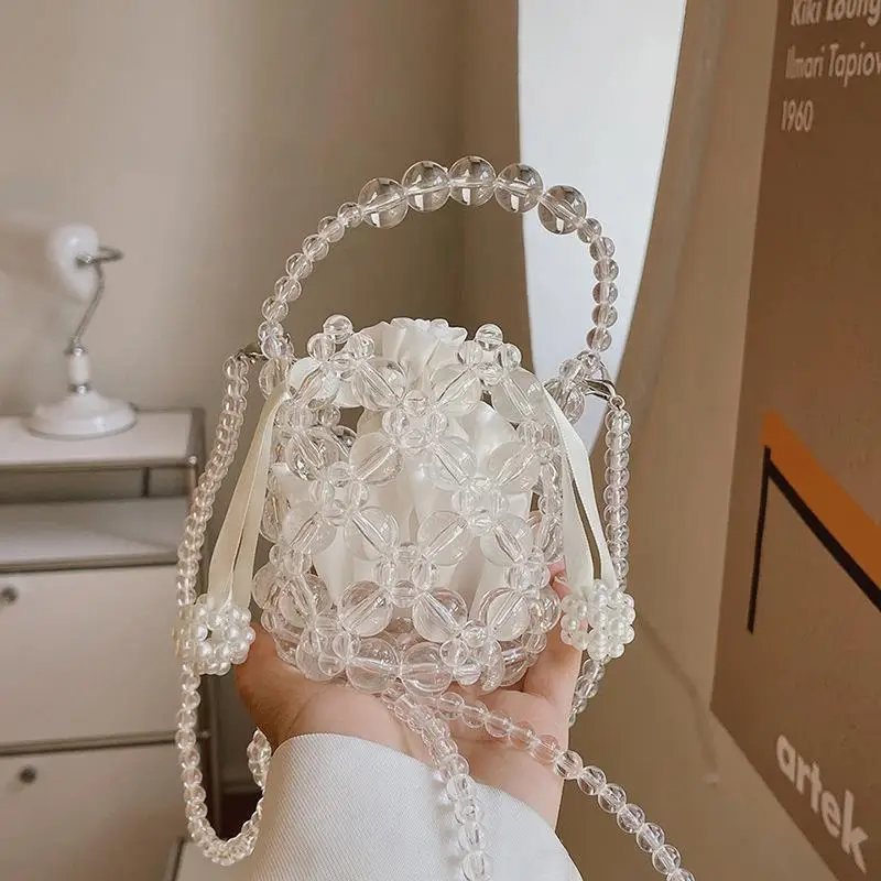 2022 New Fashion Small Fragrance Pearl Bucket Bag Personality Ins Texture Shoulder Handmade Pearl Ladies Fashion Bags
2022 New Fashion Small Fragrance Pearl Bucket Bag Personality Ins Texture Shoulder Handmade Pearl Ladies Fashion Bags