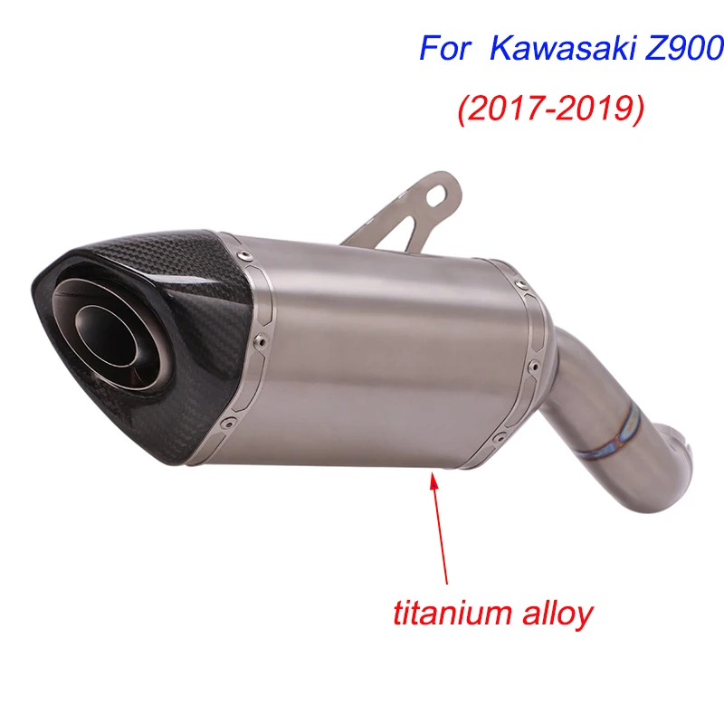 Z900 Escape Motorcycle Exhaust Mid Link Tube And Muffler Titanium Alloy Exhaust System For Kawasaki Z900 2017-2019
Z900 Escape Motorcycle Exhaust Mid Link Tube And Muffler Titanium Alloy Exhaust System For Kawasaki Z900 2017-2019