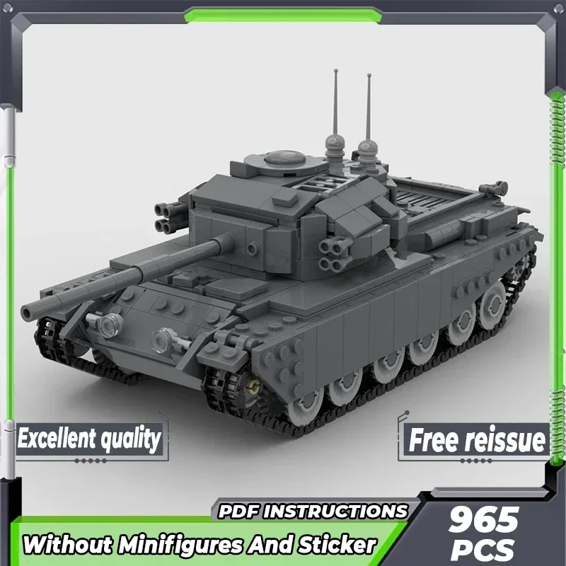 Military Weapon Model Moc Building Bricks Centurion Mk. 10 Tank Technology Modular Blocks Gifts Christmas Toys DIY Sets Assembly
Military Weapon Model Moc Building Bricks Centurion Mk. 10 Tank Technology Modular Blocks Gifts Christmas Toys DIY Sets Assembly