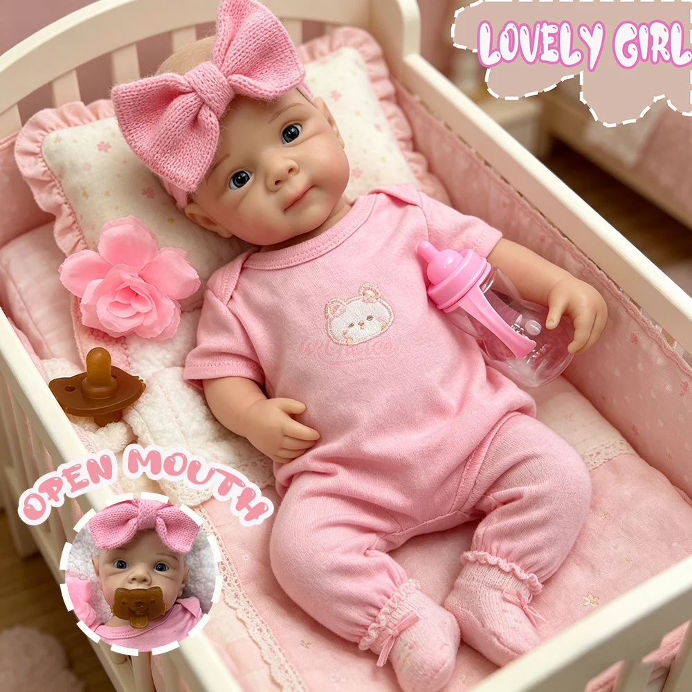 Full Silicone Reborn Baby Doll Betty Lifelike Skin Details Handmade 1:1Weight Real Touch Can Makeup Emotional Support Doll
Full Silicone Reborn Baby Doll Betty Lifelike Skin Details Handmade 1:1Weight Real Touch Can Makeup Emotional Support Doll