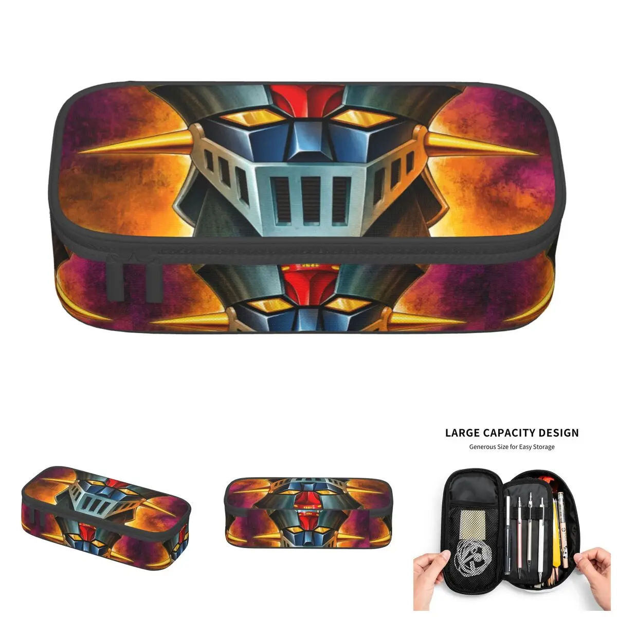 Kawaii UFO Robot Mazinger Z Pencil Cases for Girls Boys Big Capacity Anime Manga Pencil Bag School Accessories
Kawaii UFO Robot Mazinger Z Pencil Cases for Girls Boys Big Capacity Anime Manga Pencil Bag School Accessories