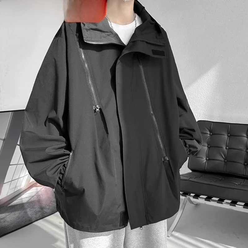 New 2025 Spring Autumn Men's Waterproof Windbreaker Jaet Bla Samurai Sle American Functional Workwear Outerwear
New 2025 Spring Autumn Men's Waterproof Windbreaker Jaet Bla Samurai Sle American Functional Workwear Outerwear