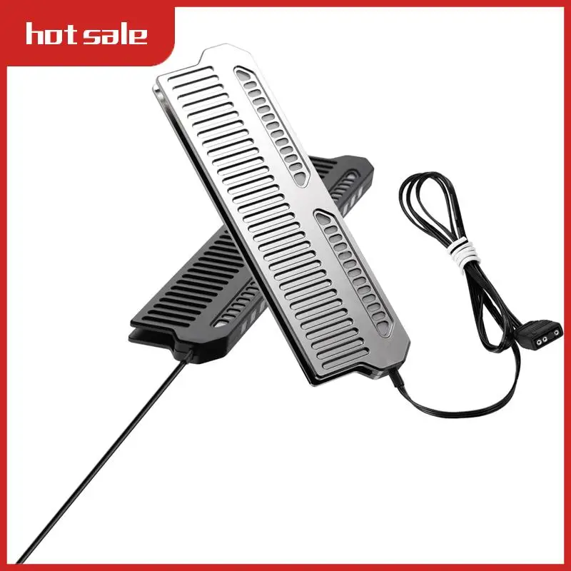 VVNB-DDR4 DDR5 RAM Memory Heatsink Cooler Memory Cooling Vest Aluminum Radiator With Light Strip And 9 Wthermal Pad 
VVNB-DDR4 DDR5 RAM Memory Heatsink Cooler Memory Cooling Vest Aluminum Radiator With Light Strip And 9 Wthermal Pad