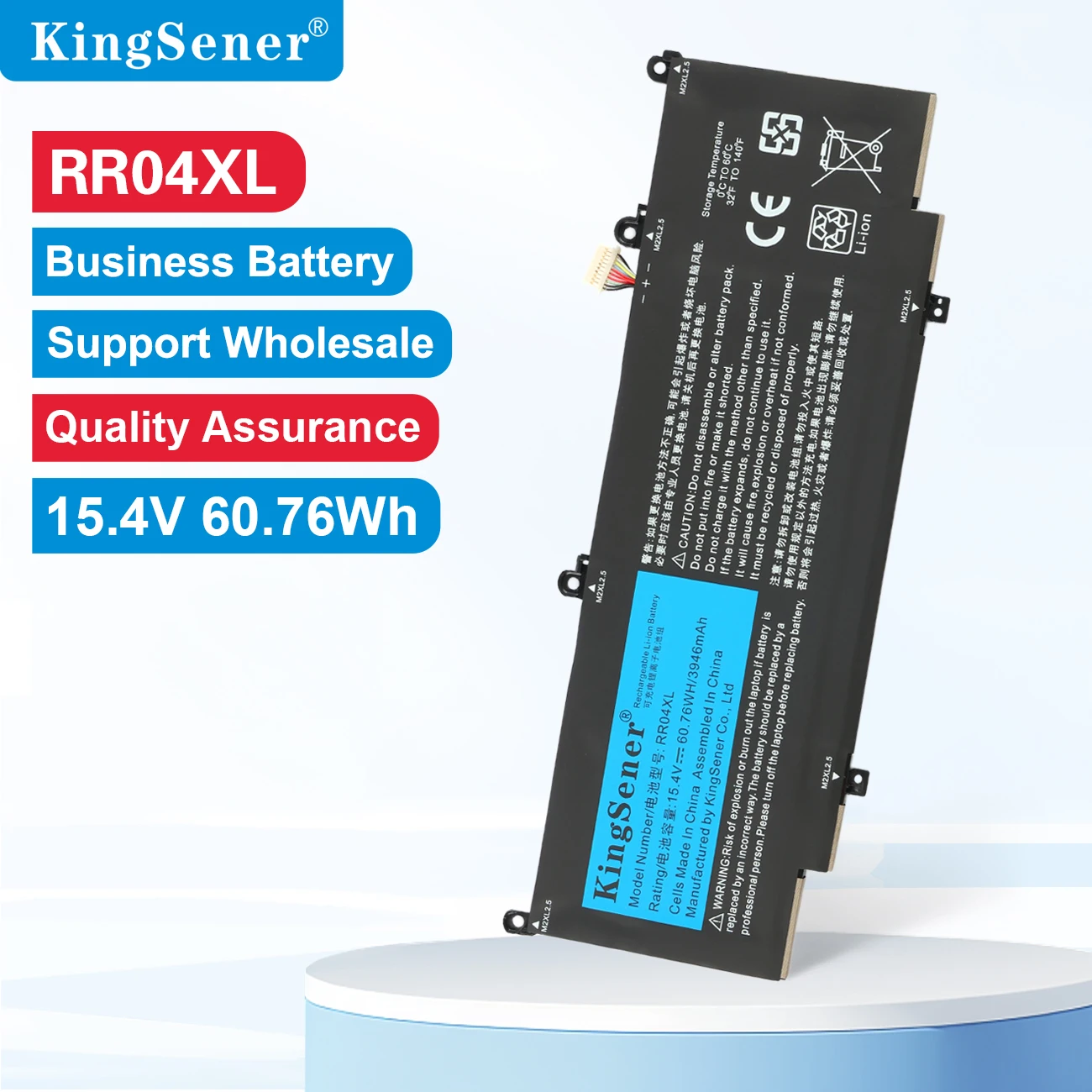 KingSener RR04XL L60373-005 Laptop Battery For HP Spectre X360 13-AW0900 13-AW0090CA 13-AW0003DX 13-AW0001LA 13-AW0001LM 60.76WH
KingSener RR04XL L60373-005 Laptop Battery For HP Spectre X360 13-AW0900 13-AW0090CA 13-AW0003DX 13-AW0001LA 13-AW0001LM 60.76WH