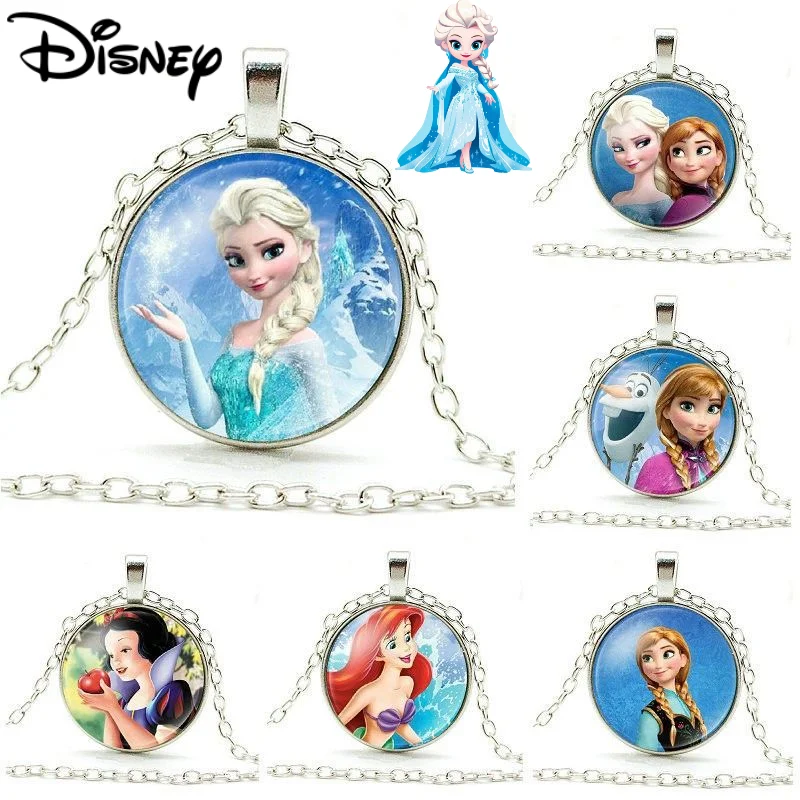Disney Princess Collection Frozen Elsa Anna Ariel Cute Creative Cartoon Pattern Fashion Time Gemstone Necklace Holiday Gifts
Disney Princess Collection Frozen Elsa Anna Ariel Cute Creative Cartoon Pattern Fashion Time Gemstone Necklace Holiday Gifts