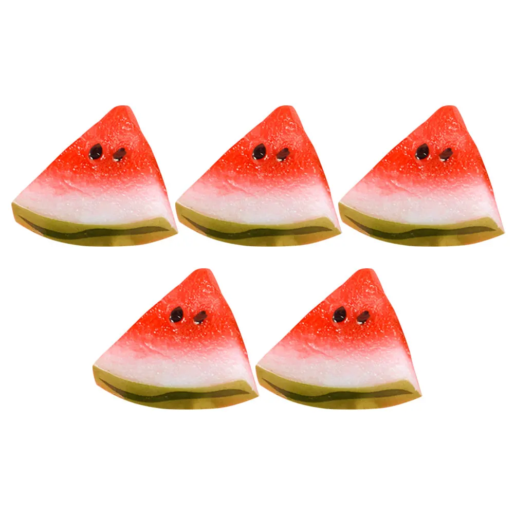 5pcs Miniature Watermelon Slice Faux Fruit Decor Artificial PVC Realistic Simulation House Photo Props Home Decor
5pcs Miniature Watermelon Slice Faux Fruit Decor Artificial PVC Realistic Simulation House Photo Props Home Decor